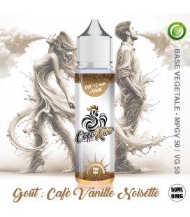 Cocorico Café, vanille, noisette 50ml