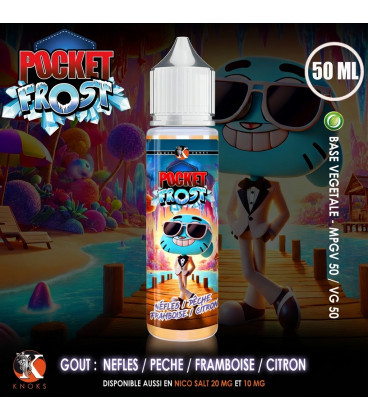Knoks Pocket Frost 50 ml - Nèfles / Pêche / Framboise / Citron