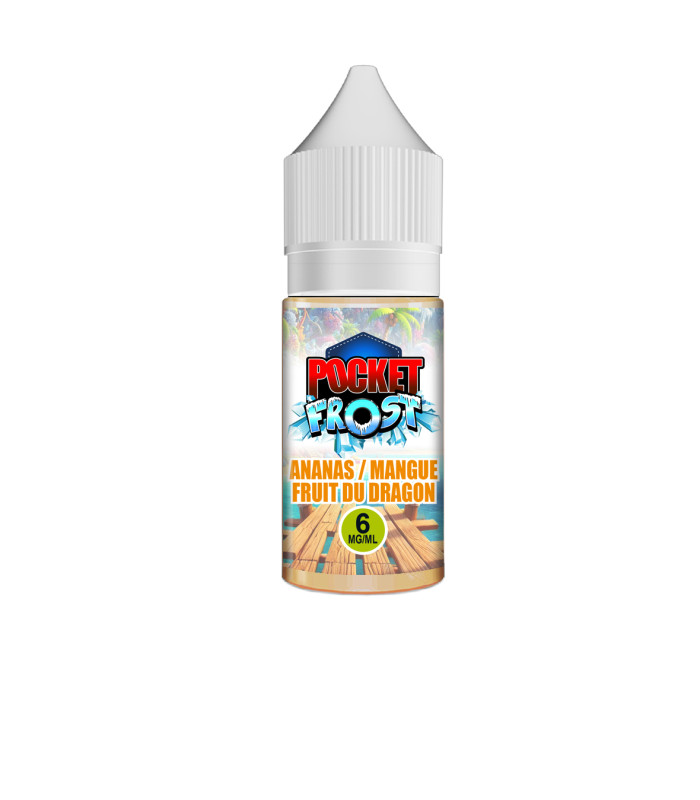 Pocket frost 10 ml - Ananas / Mangue / Fruit du Dragon de Bud's Lab