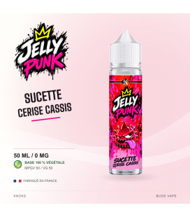 Sucette Cerise Cassis 50 ml - Jelly Punk - KNOKS