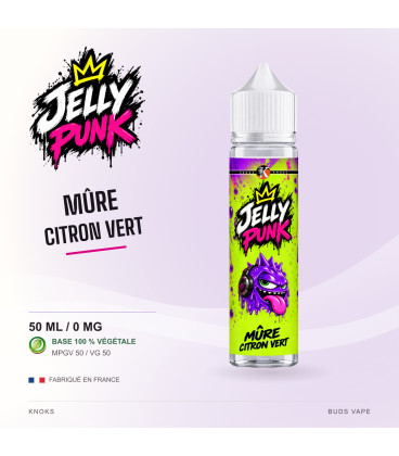 Mûre Citron Vert 50 ml - Jelly Punk - KNOKS